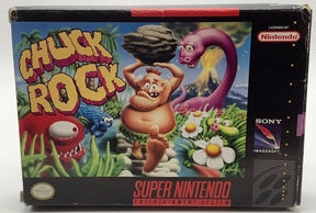Chuck Rock [NO MANUAL] Super Nintendo USED - Video Games - Nintendo SNES