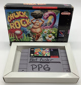 Chuck Rock [NO MANUAL] Super Nintendo USED - Video Games - Nintendo SNES
