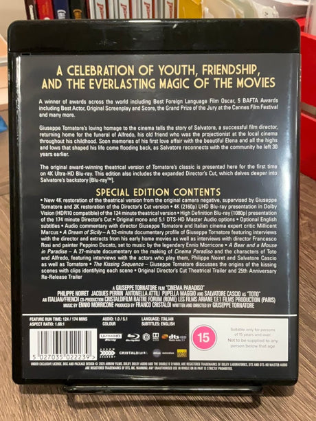 Cinema Paradiso 4K UHD USED
