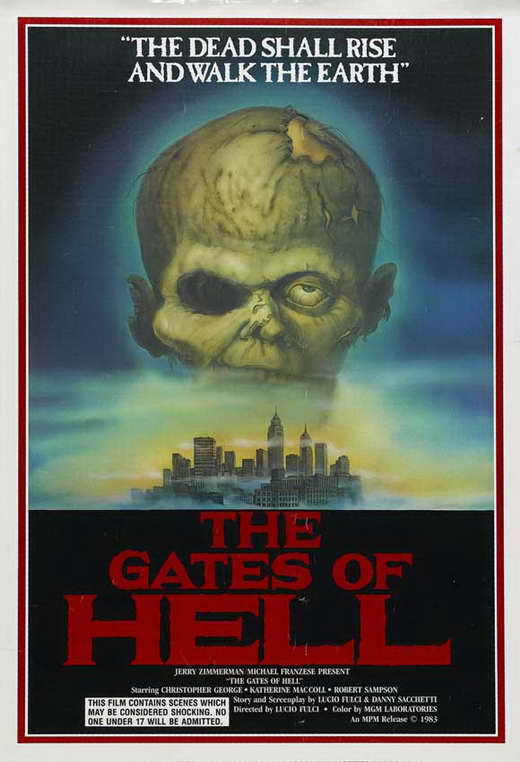 Gates of Hell aka City of the Living Dead Poster 11x17