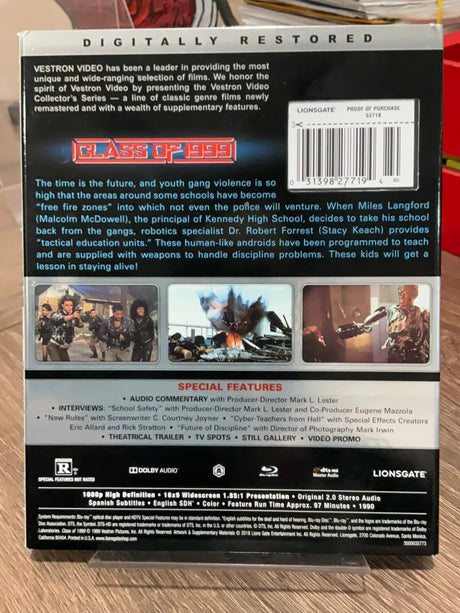 Class of 1999 w/SLIP USED