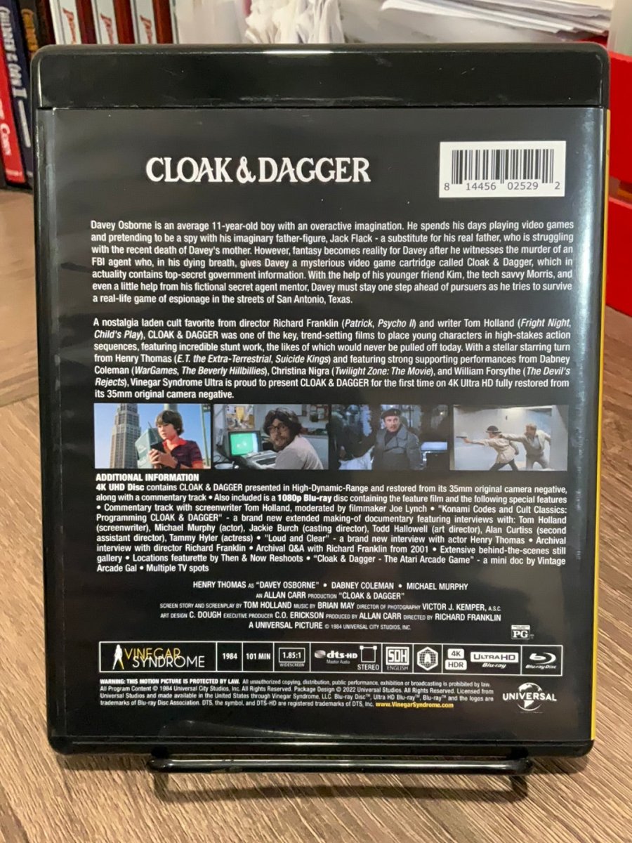 Cloak & Dagger 4K UHD USED