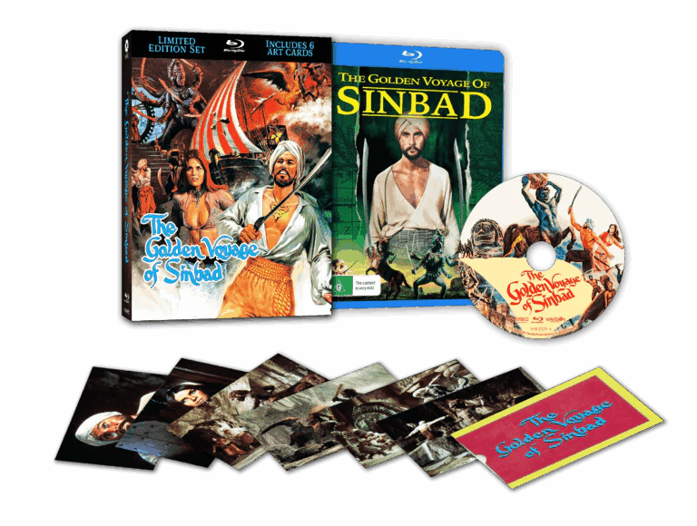 CLOSED PRE - ORDER - The Golden Voyage of Sinbad (Limited Edition w/Lenticular Hardcase, Region Free) - New Blu - Ray