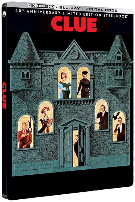 Clue (4K UHD, 40th Anniversary Limited Edition Steelbook) - New 4K UHD