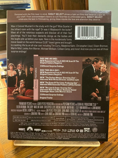 Clue (4K UHD) w/SLIP USED