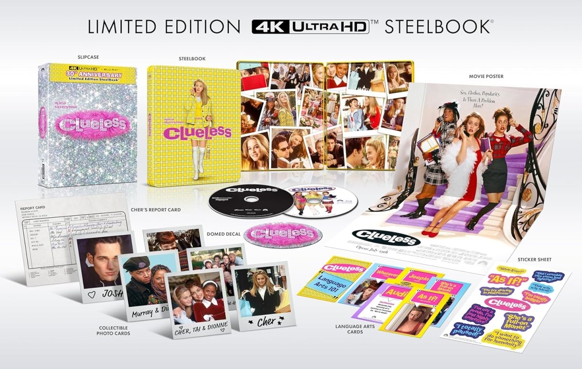 Clueless (4K UHD, UK Limited Collector's Edition Steelbook, Region Free/B) - New 4K UHD