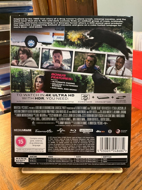 Cocaine Bear (4K UHD, Region Free/B) w/SLIP USED
