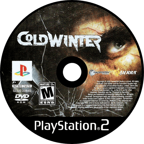 Cold Winter Playstation 2 LOOSE - Video Games - Playstation 2
