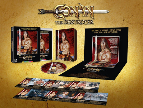 Conan The Destroyer (Blu - Ray, Limited Edition) *see note* - New Blu - Ray