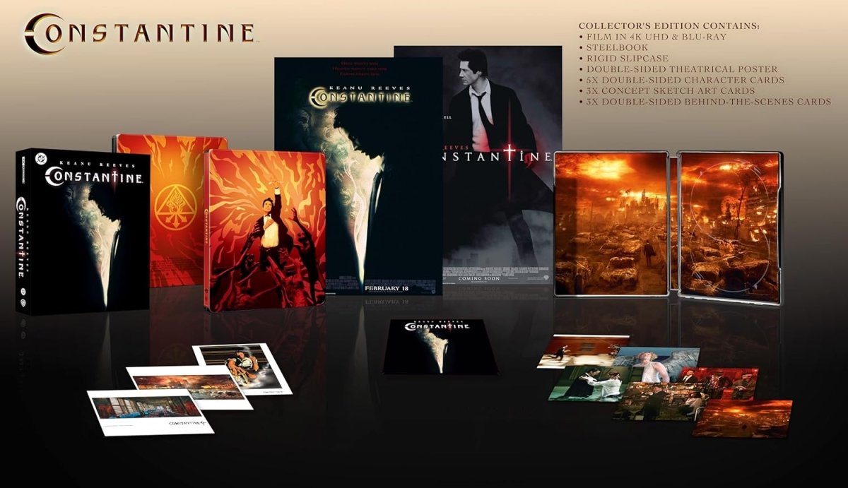 Constantine (UK 4K UHD, Limited Collector's Edition Steelbook, Region Free) *one per customer - New 4K UHD