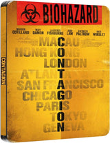 Contagion (UK 4K UHD, Limited Edition Steelbook, Region Free) - New 4K UHD
