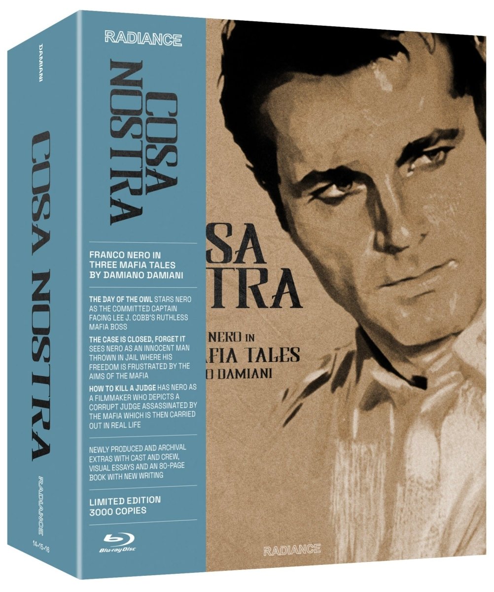Cosa Nostra: Franco Nero In Three Mafia Tales By Damiano Damiani (Limited Edition) - New Blu - Ray