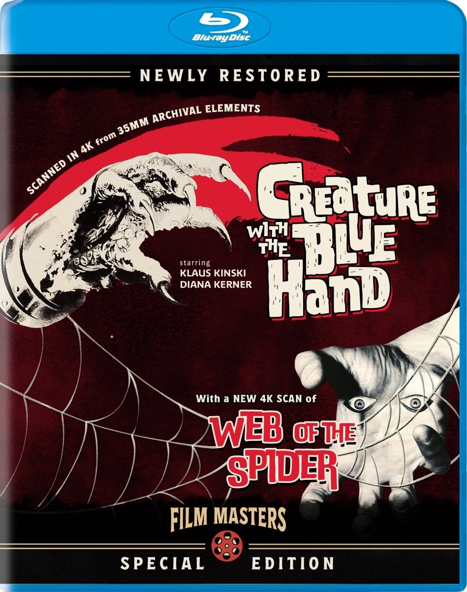 Creature with the Blue Hand / Web of the Spider - New Blu-Ray