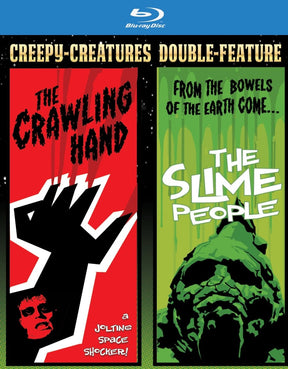 Creepy Creatures Double Feature (The Slime People + The Crawling Hand) - New Blu - Ray