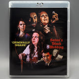Criminally Insane / Satan's Black Wedding w/SLIP DAMAGED - New Blu - Ray