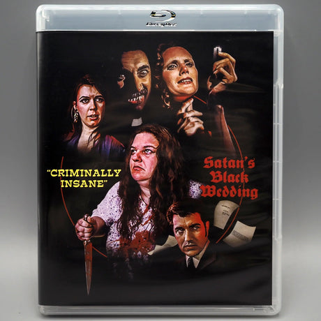 Criminally Insane / Satan's Black Wedding w/SLIP DAMAGED - New Blu - Ray