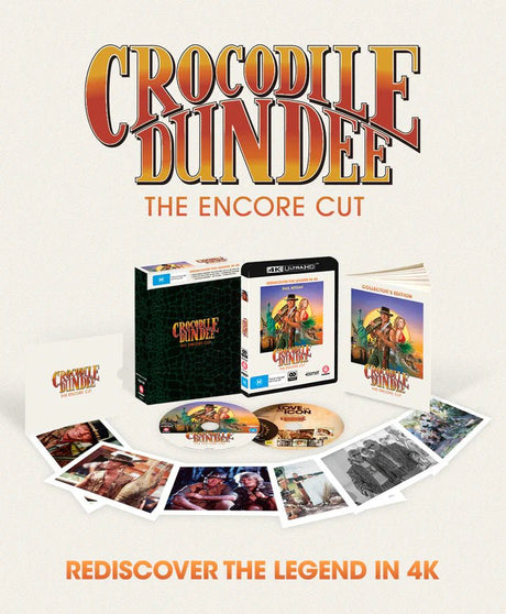 Crocodile Dundee: The Encore Cut (4K UHD, Limited Hardbox Edition, Region Free) DAMAGED - New 4K UHD