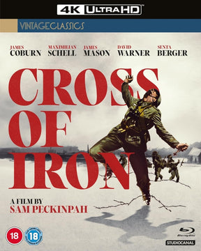 Cross of Iron (4K UHD, Region Free/B) w/SLIP - New 4K UHD