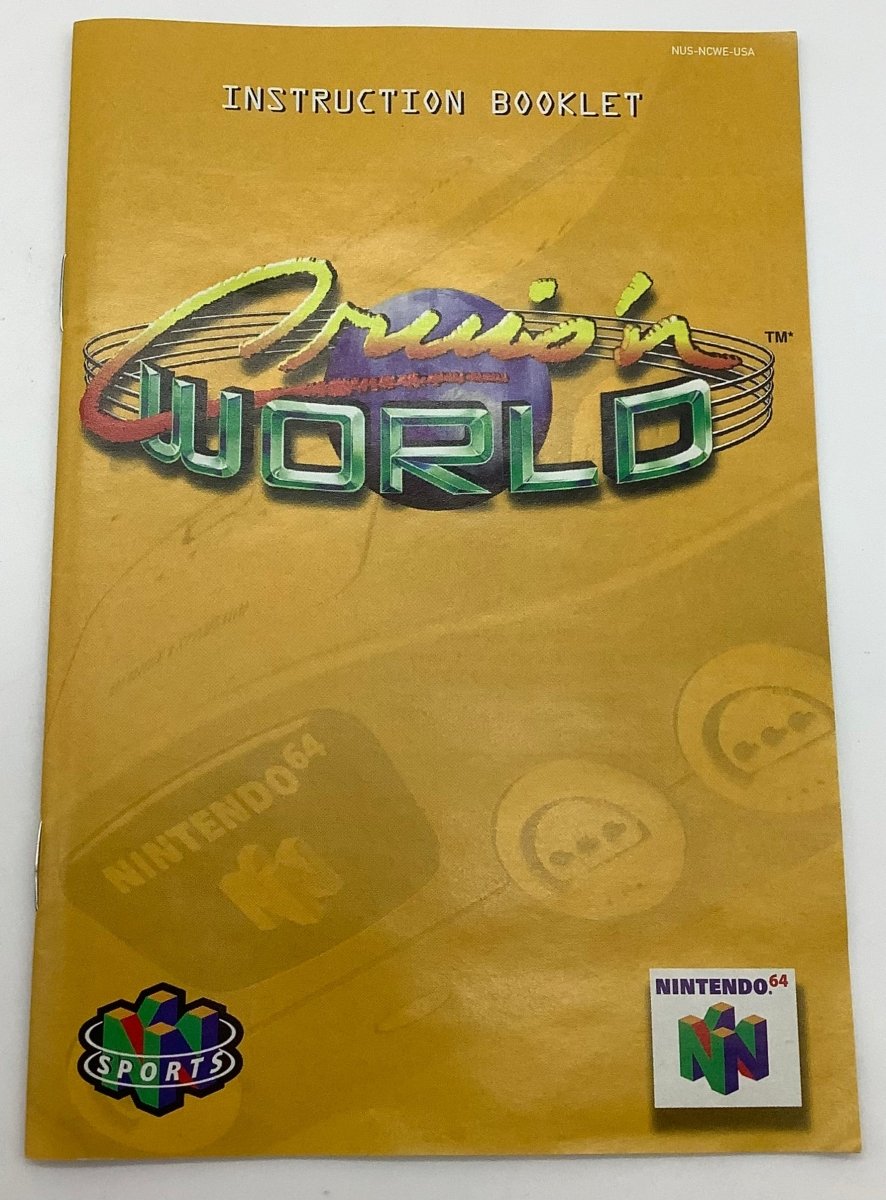 Cruis'n World Nintendo 64 USED - Video Games - Nintendo 64