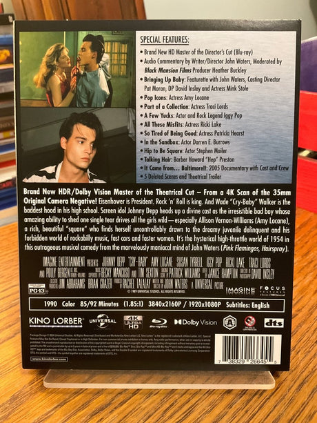 Cry Baby (4K UHD) w/SLIP USED