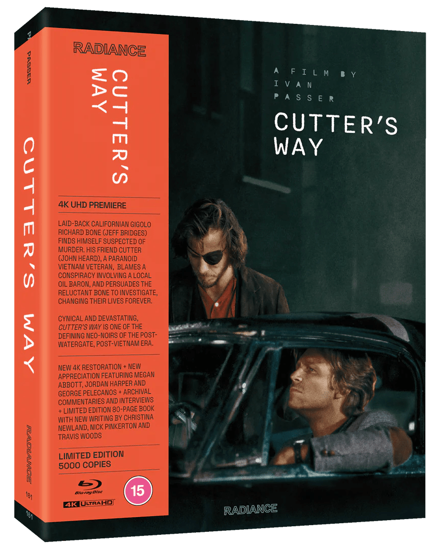 Cutter's Way (4K UHD, UK Limited Edition, Region Free/B)
