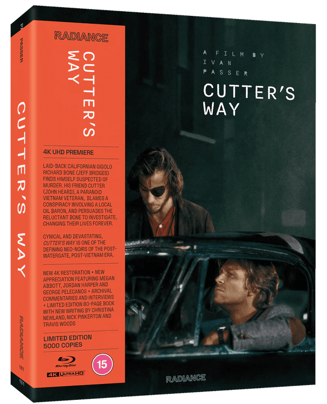 Cutter's Way (4K UHD, UK Limited Edition, Region Free/B)