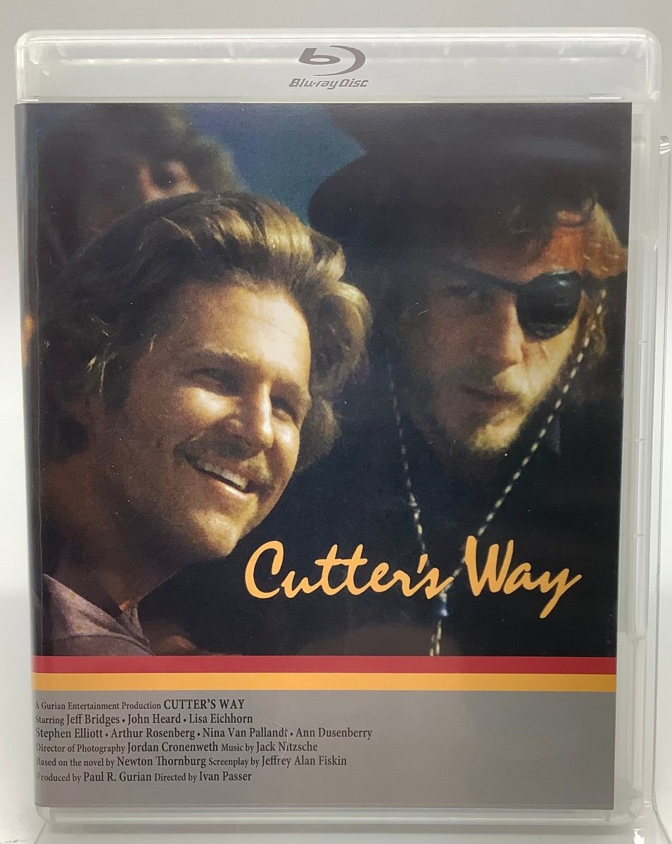 Cutter's Way (Limited Edition, Fun City Editions, Region B) w/SLIP USED