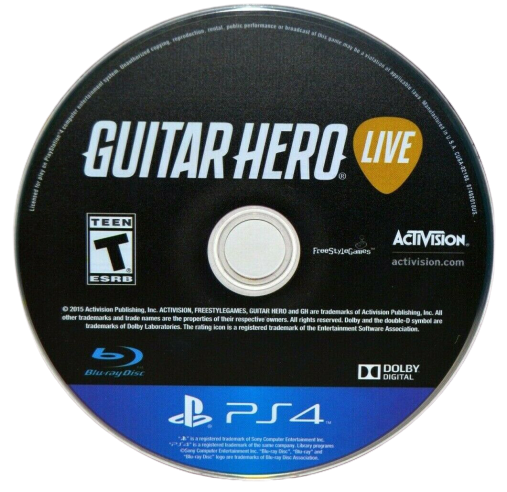 Guitar Hero Live [Game Only] Playstation 4 LOOSE