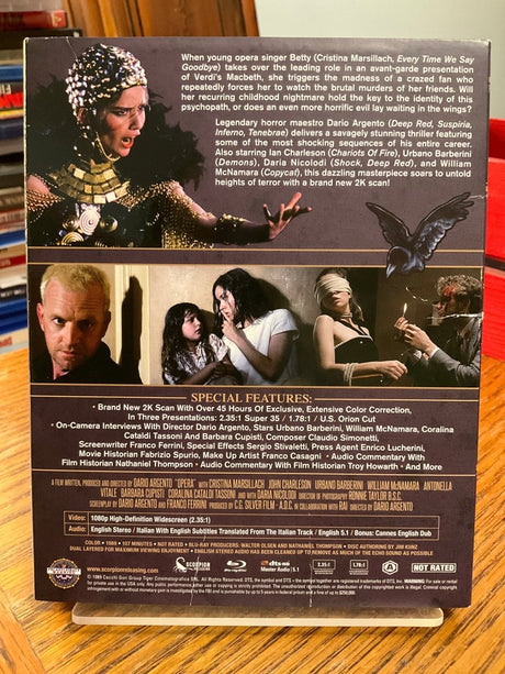 Dario Argento's Opera (Scorpion, Limited Edition) w/SLIP and POSTER USED