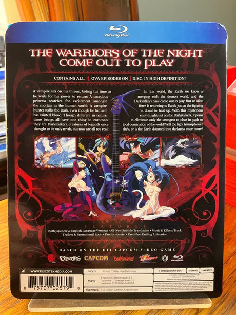 Darkstalkers: The Complete OVA Collection W/SLIP USED - Used Blu-Ray