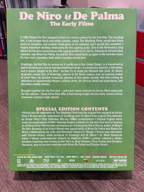 De Palma & De Niro: The Early Films USED - Used Blu - Ray