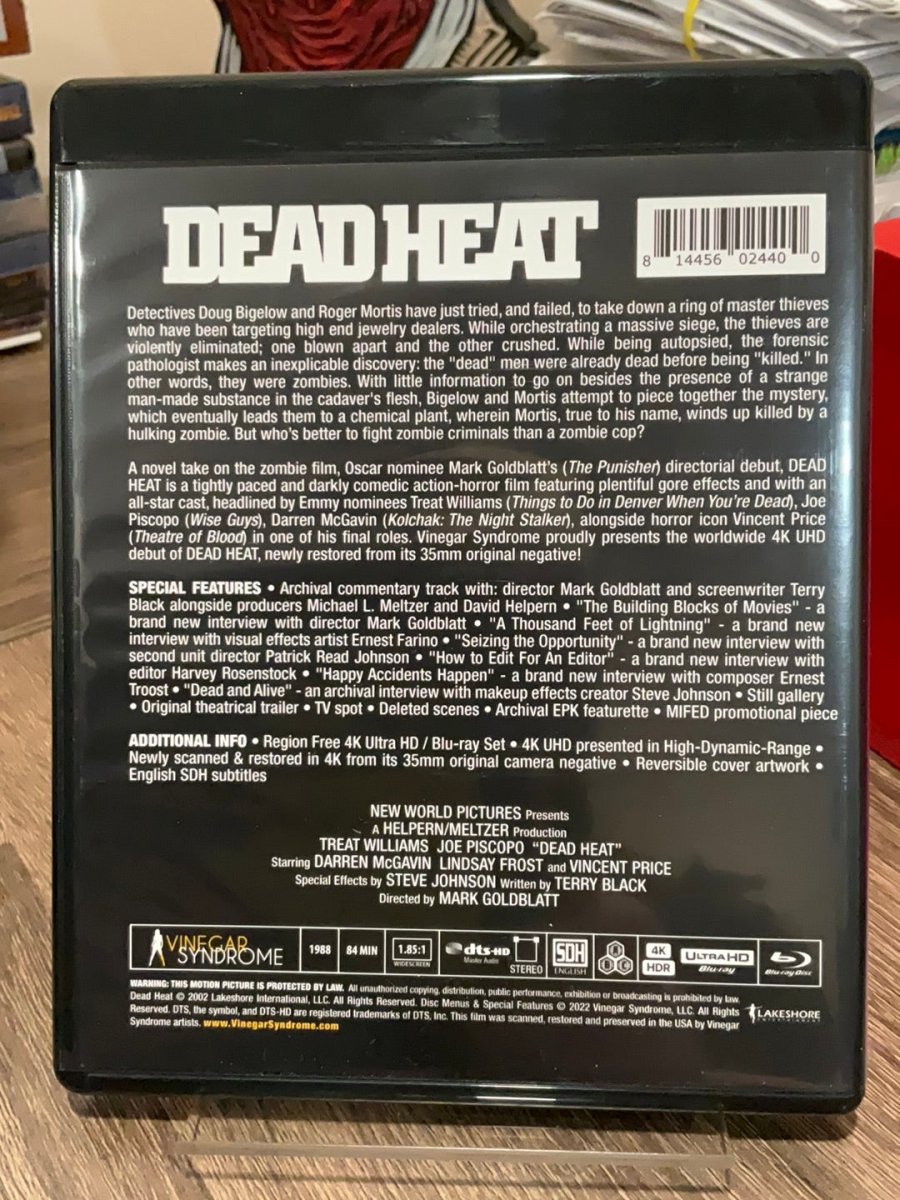 Dead Heat (4K UHD) w/SLIP USED - Used 4K UHD