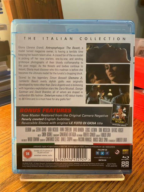 Delirium (1987, Region B) USED