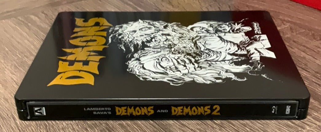 Demons 1 & 2 (Limited Edition) REGION B STEELBOOK W/J-CARD & BOOKLET USED