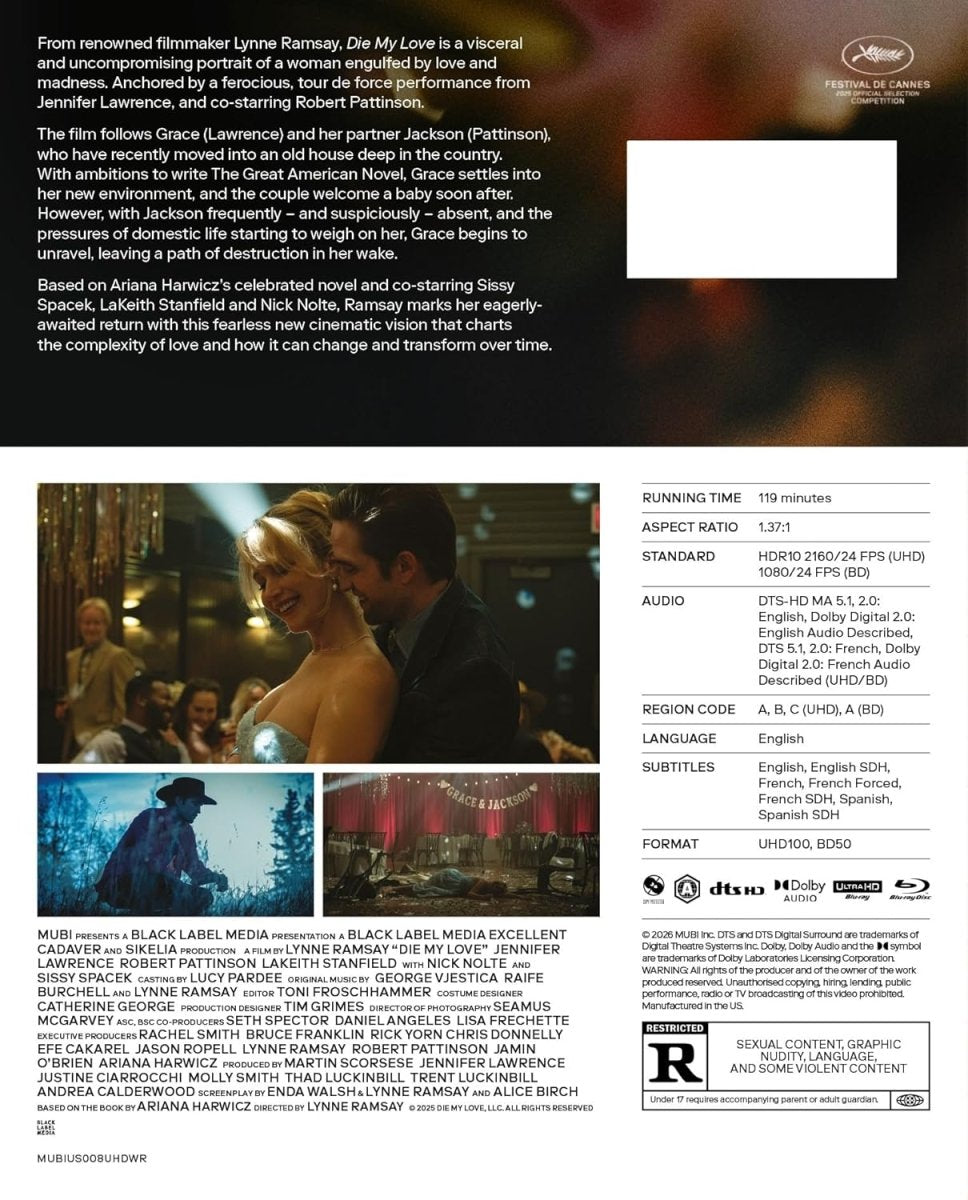 Die My Love (4K UHD) - New 4K UHD