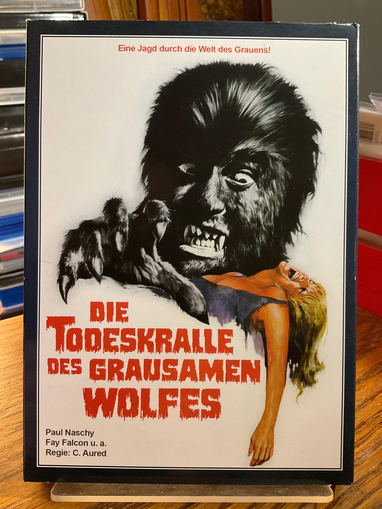 Die Todeskralle des Grausamen Wolfes /Ferocious Wolf's Death Claw- Paul Naschy: Legacy of a Wolfman No.6 (Blu-ray/DVD) Limited Edition REGION B USED