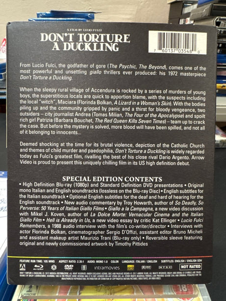 Don't Torture a Duckling 2-Disc Special Edition w/SLIP USED
