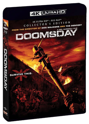 Doomsday (4K UHD) w/SLIP *slips not pristine - New 4K UHD