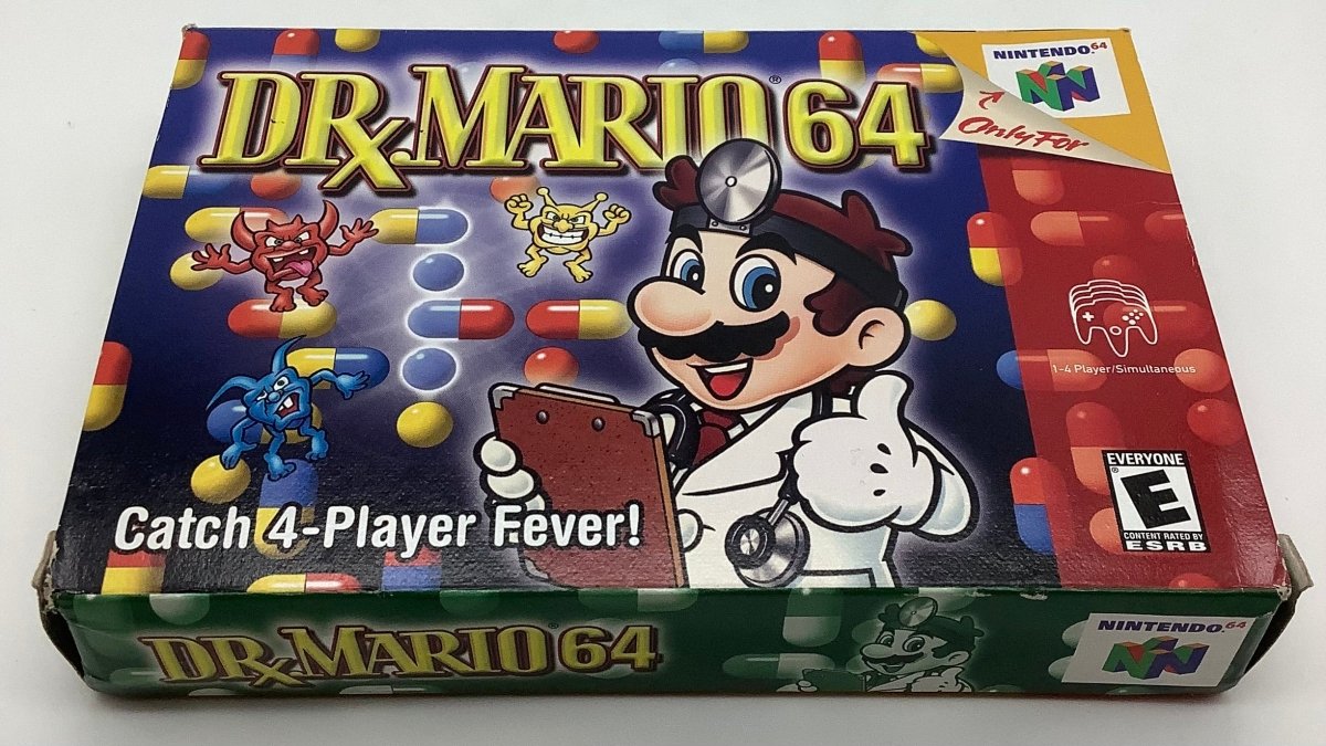 Dr. Mario 64 [NO MANUAL] Nintendo 64 USED - Video Games - Nintendo 64