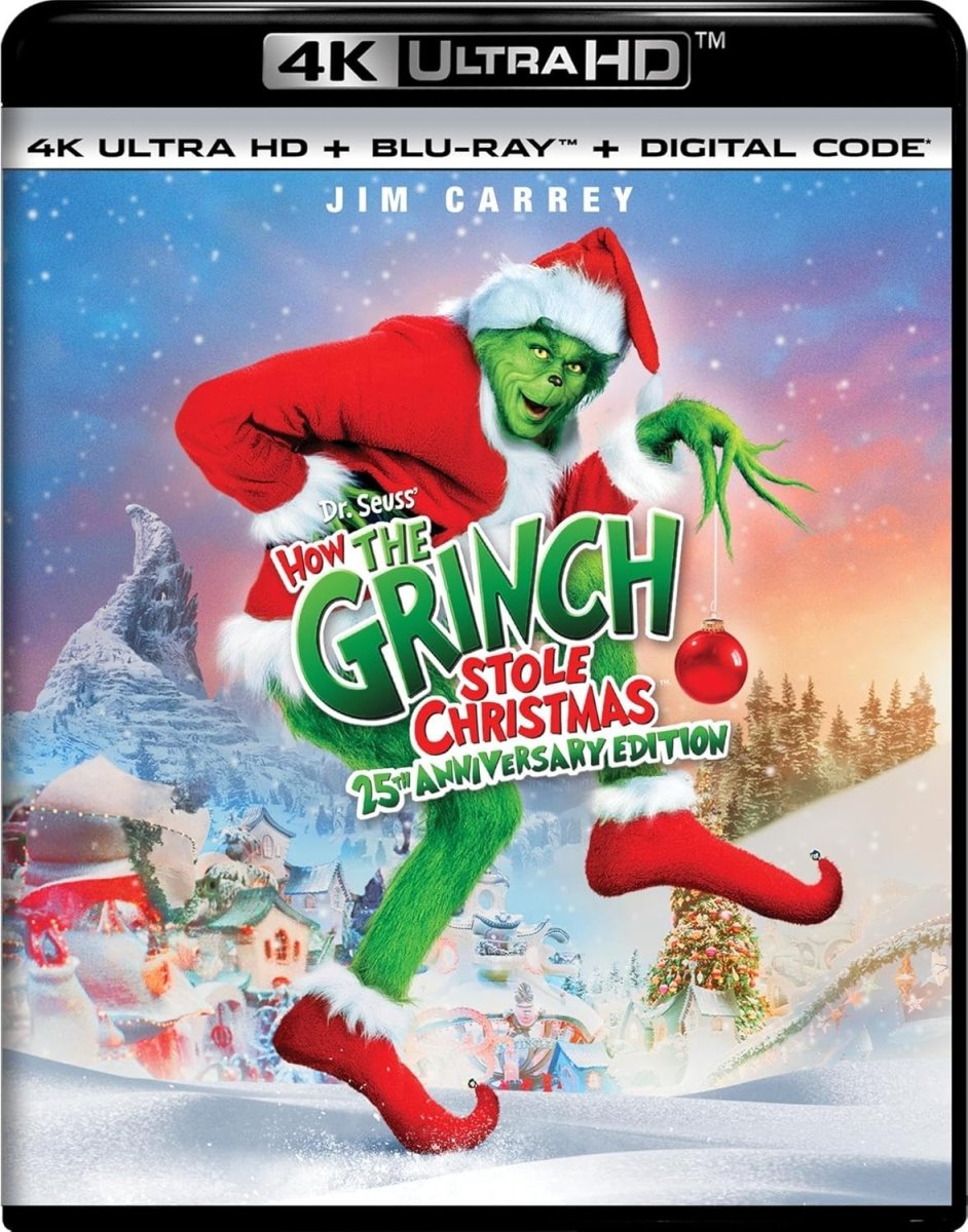 Dr. Seuss' How the Grinch Stole Christmas (4K UHD) w/SLIP