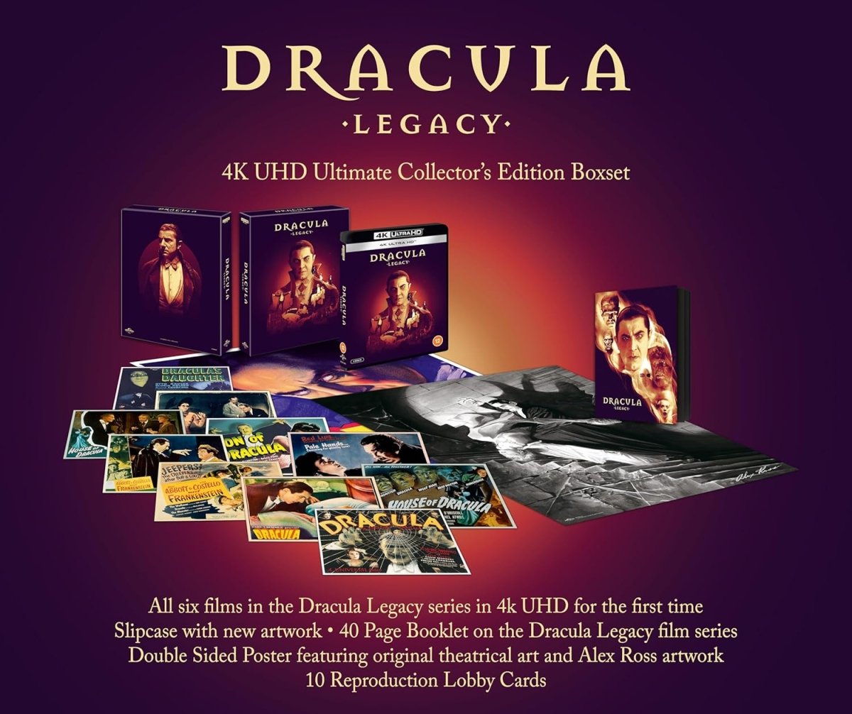 フル・ブランタル・ニュジティ・ライヴ [DVD] Dracula (4K UHD, Limited Ultimate Legacy Edition, Region Free