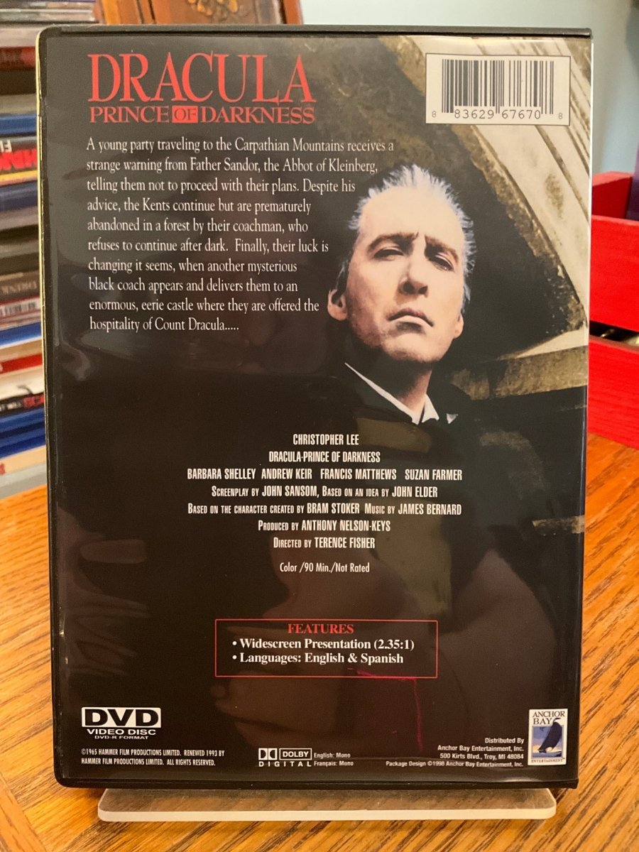Dracula Prince of Darkness (DVD) USED - Used DVD