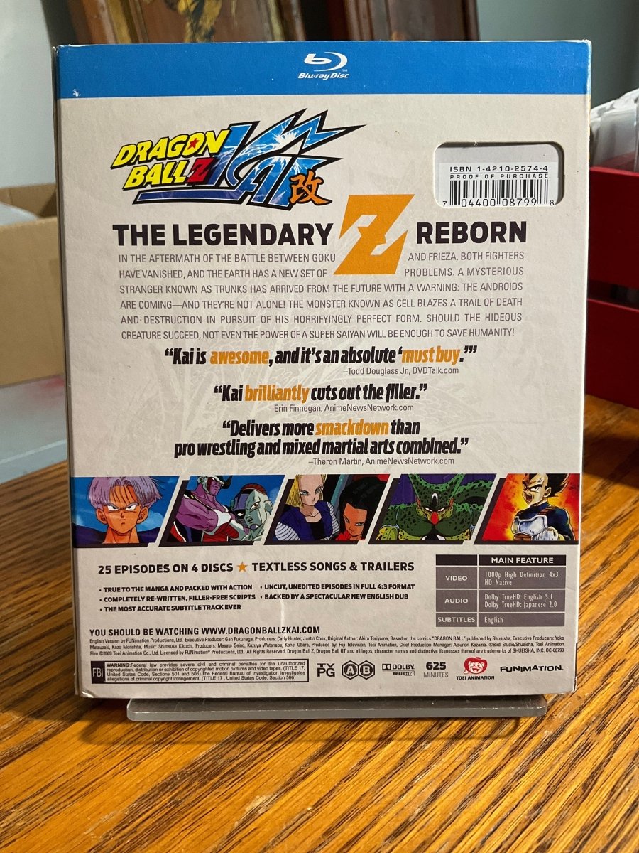 Dragon Ball Z Kai - Season 3 (REGIONS A - B) *SEE NOTE* - Used Blu - Ray