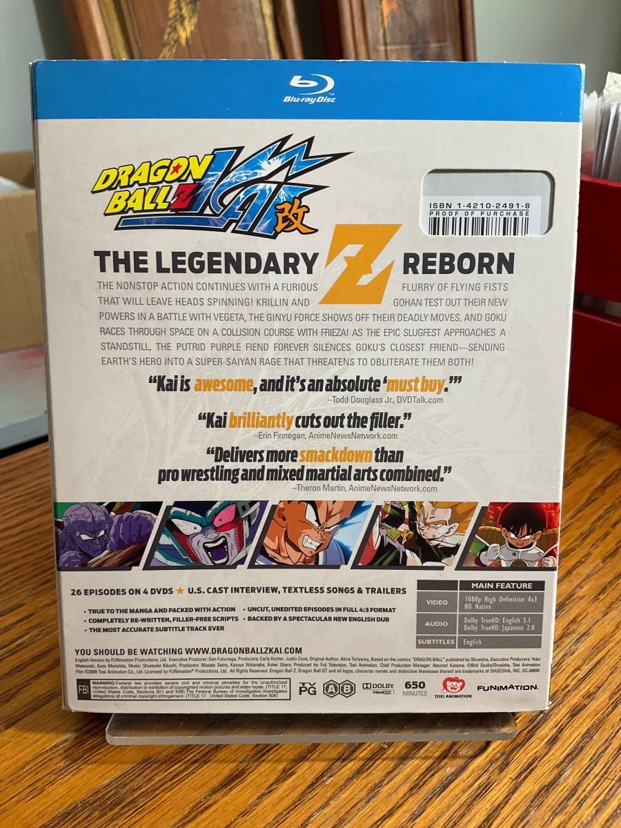 Dragon Ball Z Kai: Season Two (REGIONS A-B) W/SLIP USED *SEE NOTE*