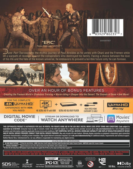 Dune: Part Two (4K UHD)
