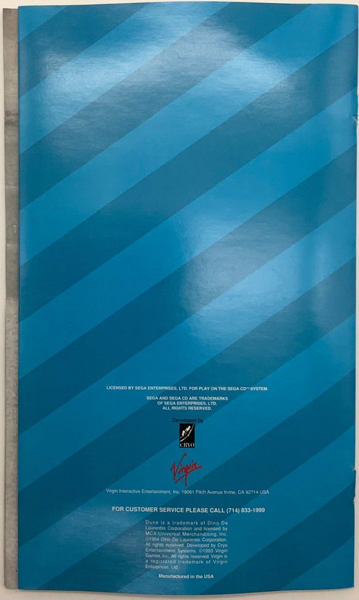 Dune Sega CD [Minor Damages] USED - Video Games - Sega CD