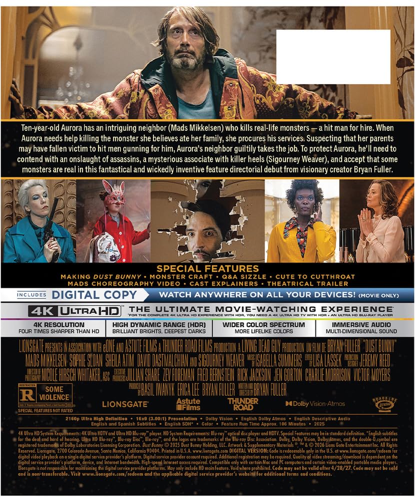 Dust Bunny (4K UHD) - New 4K UHD