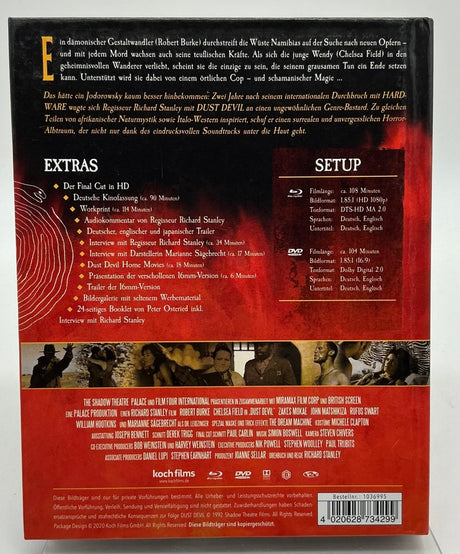 Dust Devil (DVD/Blu Ray Combo, Media Book, Region B) USED