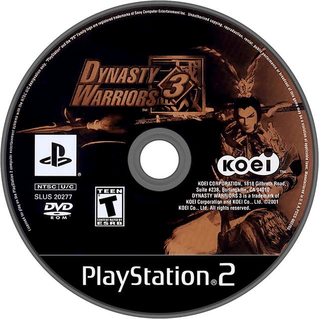 Dynasty Warriors 3 Playstation 2 LOOSE - Video Games - Playstation 2