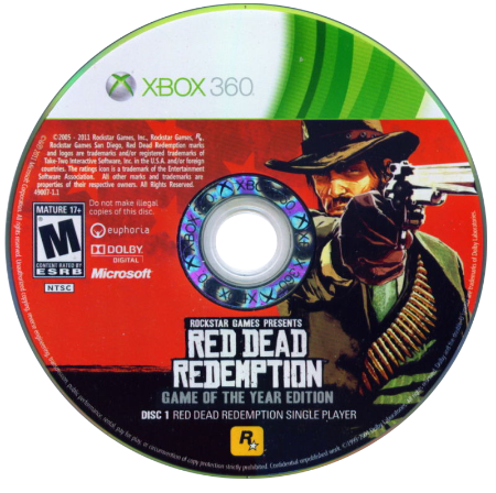 Red Dead Redemption [Game of the Year] XBOX 360 LOOSE